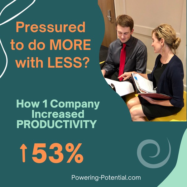 Pressured to Do More with Less How One Company Increased Productivity by 53 Pressured to Do More with Less How One Company Increased Productivity by 53